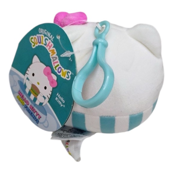 🎀 Squishmallows Hello Kitty and Friends Food Truck Squad Plush Clip On 3.5in - Picture 2 of 4